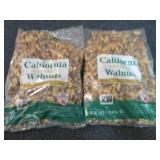 2- 16 oz California Shelled Walnuts...