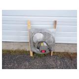 Exhaust Fan with Louvers