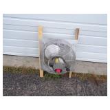 Exhaust Fan with Louvers