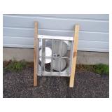 Exhaust Fan with Louvers