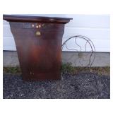 Vintage Folding Desk and Fan Cover