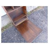 Vintage Folding Desk and Fan Cover