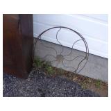 Vintage Folding Desk and Fan Cover