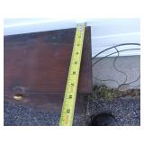 Vintage Folding Desk and Fan Cover