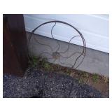 Vintage Folding Desk and Fan Cover