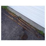 3 Vintage Wood Skies