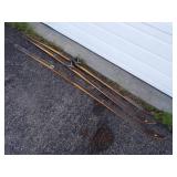 3 Vintage Wood Skies