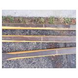 3 Vintage Wood Skies