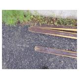 3 Vintage Wood Skies