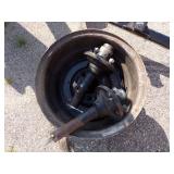 Pair of Boat Lift Axles and Rims