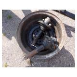 Pair of Boat Lift Axles and Rims