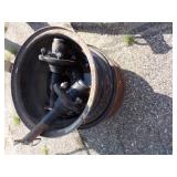 Pair of Boat Lift Axles and Rims