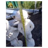 Pair of Garden Statues Concrete