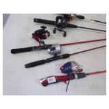 5 Fishing Rods and Reels