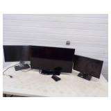 32" LG TV and 2 Computer Monitors