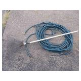 Water Hose and Rake