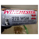 28 270 WSM Winchester Short Magnum 150 gr.