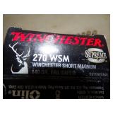 Full Box  270 WSM Winchester Short Magnum 140 gr.