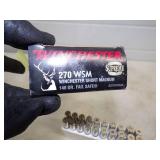 Full Box  270 WSM Winchester Short Magnum 140 gr.