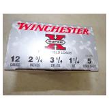 Full Box Winchester 12GA 2 3/4" Lead 5 Shot