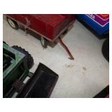 Vintage Tonka Jeep and Toy Tractors and Trailer