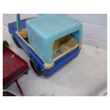 Vintage Tonka Jeep and Toy Tractors and Trailer