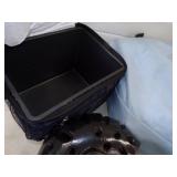 Sleeping Bag, Air Matress, Filet Knives, Life jacket, Cooler and Head Guard