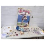 Huge MN Twins Baseball Card Lot with Framed Print