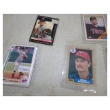 Huge MN Twins Baseball Card Lot with Framed Print