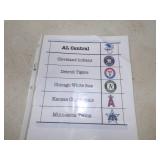 Huge American league Centeral  Baseball Card Lot