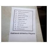 Huge American league West Baseball Card Lot