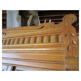Antique High Headboard Bed