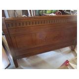 Antique High Headboard Bed