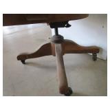 Oak Office Chair - Vintage