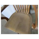 Oak Office Chair - Vintage