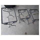 Nesting Tables, Glass Tops