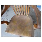 Vintage Oak Office Chair