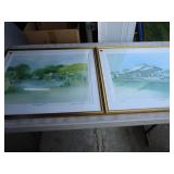 Lindstrom Main St & Depot Watercolor Prints