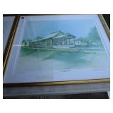Lindstrom Main St & Depot Watercolor Prints