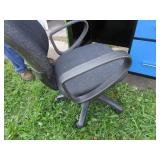 Metal Desk & Chair