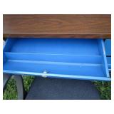 Metal Desk & Chair
