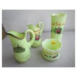 Antique Souvenir Custard Glass