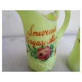Antique Souvenir Custard Glass