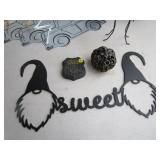 Metal Cars, Gnomes, Paperweight