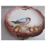 China: Tea Cup, Hot Plate, Ashtray Set