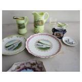 Antique Custard Glass & Ceramics