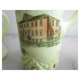 Antique Custard Glass & Ceramics