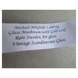 Swedish Glass Mushroom