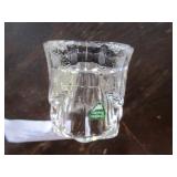 Orrefors Candle Holder, Leaf Dish
