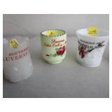 Antique Custard, Milk Glass, Ruby Flash